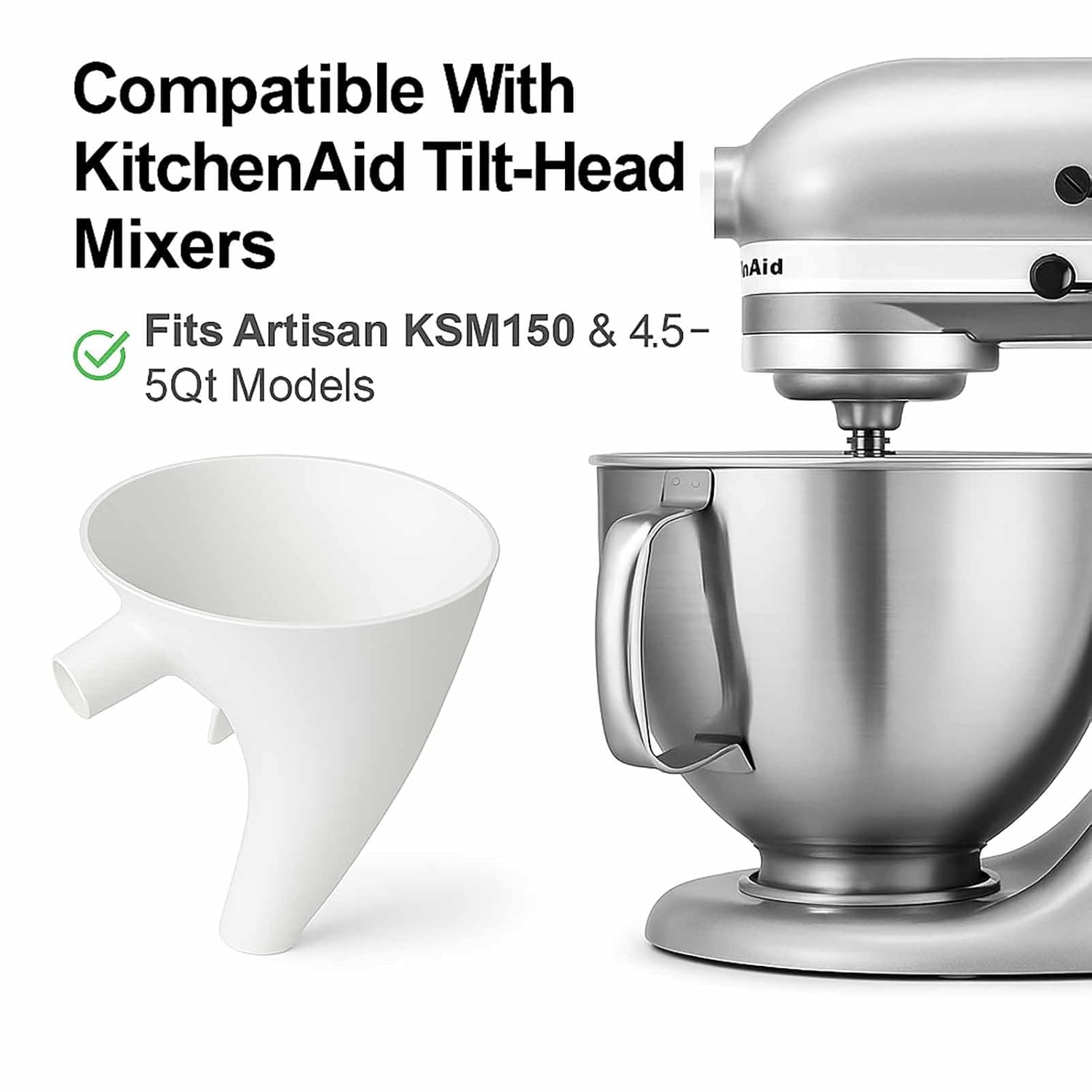Flour Funnel for Kitchen Aid M - Kitchen Baking Mess recensie en prijs