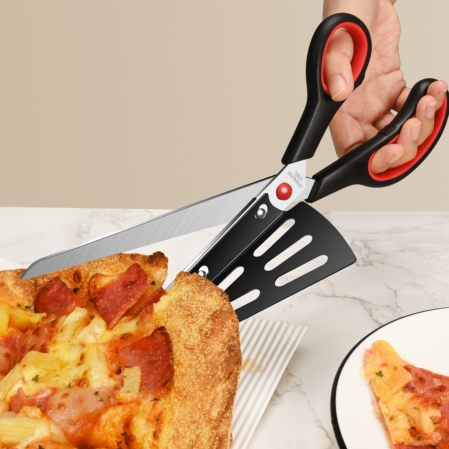 Stainless steel detachable piz - Kitchen Shears In Baking recensie en prijs