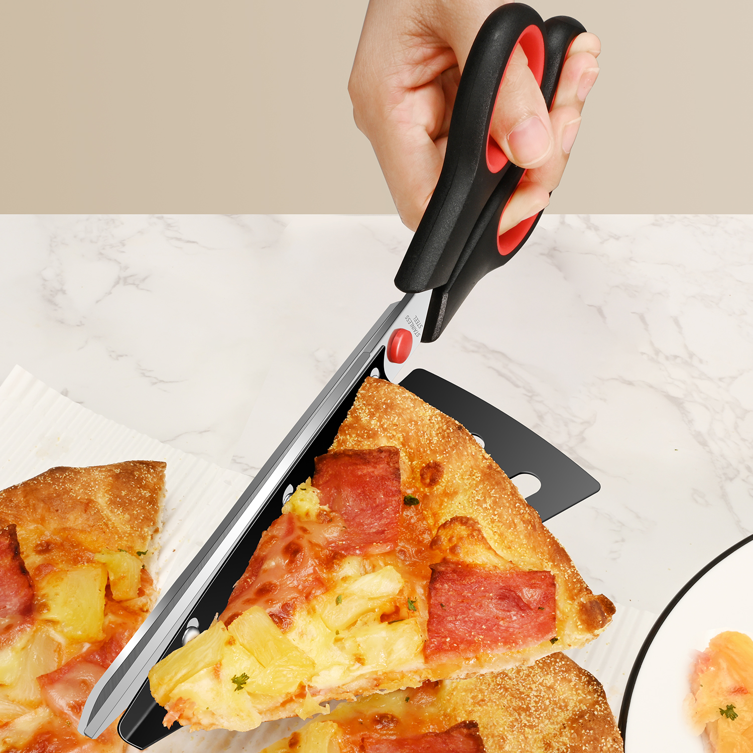 Stainless steel detachable piz - Kitchen Shears In Baking recensie en prijs