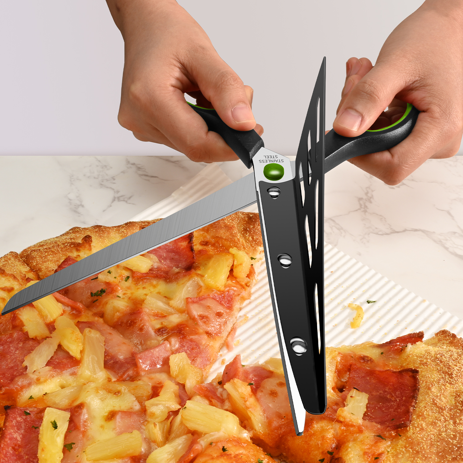 Stainless steel detachable piz - Kitchen Shears In Baking recensie en prijs
