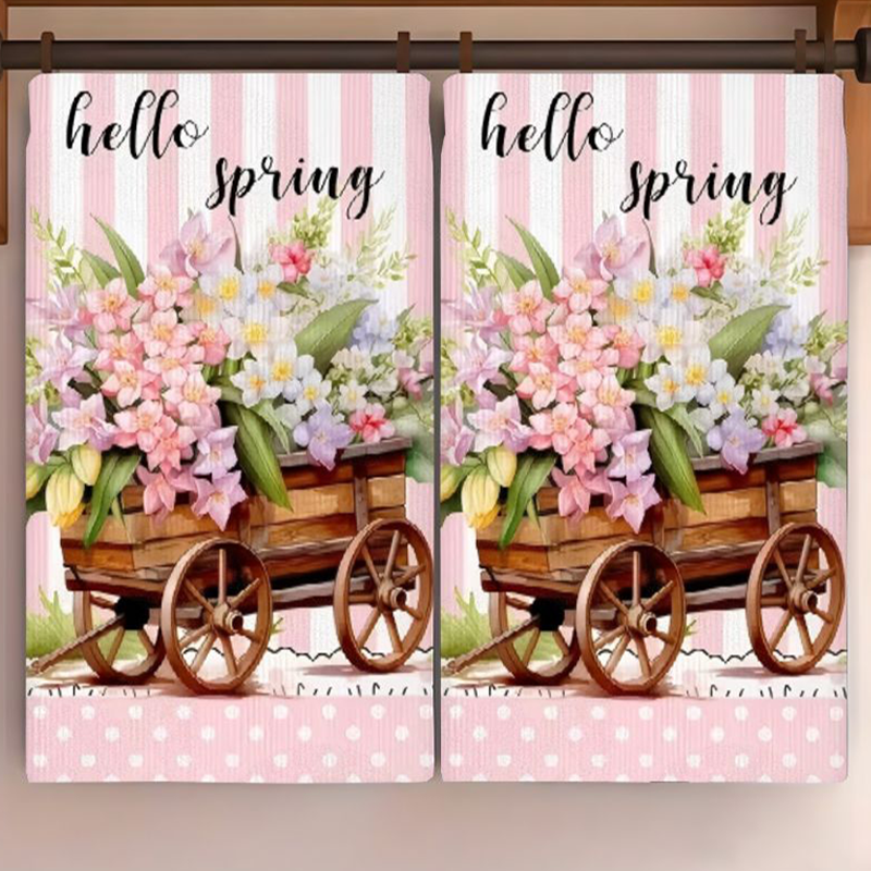 2Pcs, Spring Flower Cart Kitch - Kitchen Baking Cart recensie en prijs