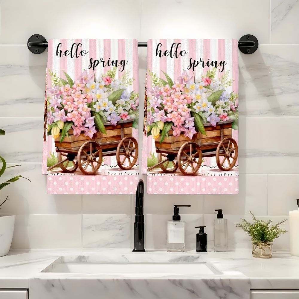 2Pcs, Spring Flower Cart Kitch - Kitchen Baking Cart recensie en prijs