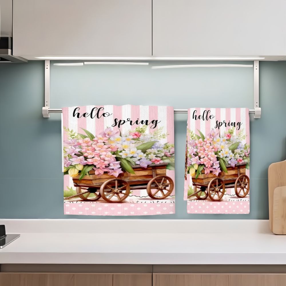 2Pcs, Spring Flower Cart Kitch - Kitchen Baking Cart recensie en prijs
