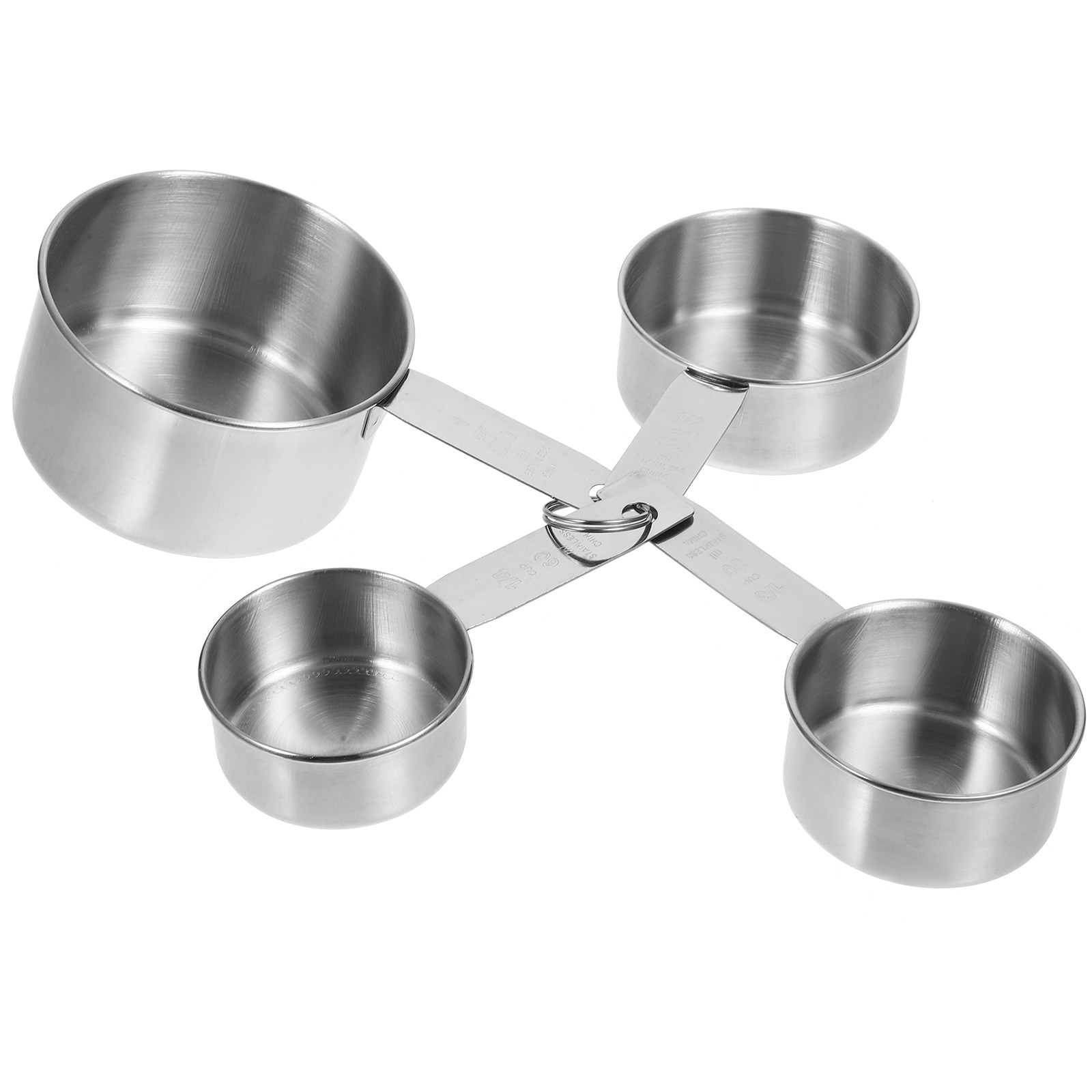 Set of 4 Stainless Steel Measu - Baking (Kitchen Ingredient) recensie en prijs