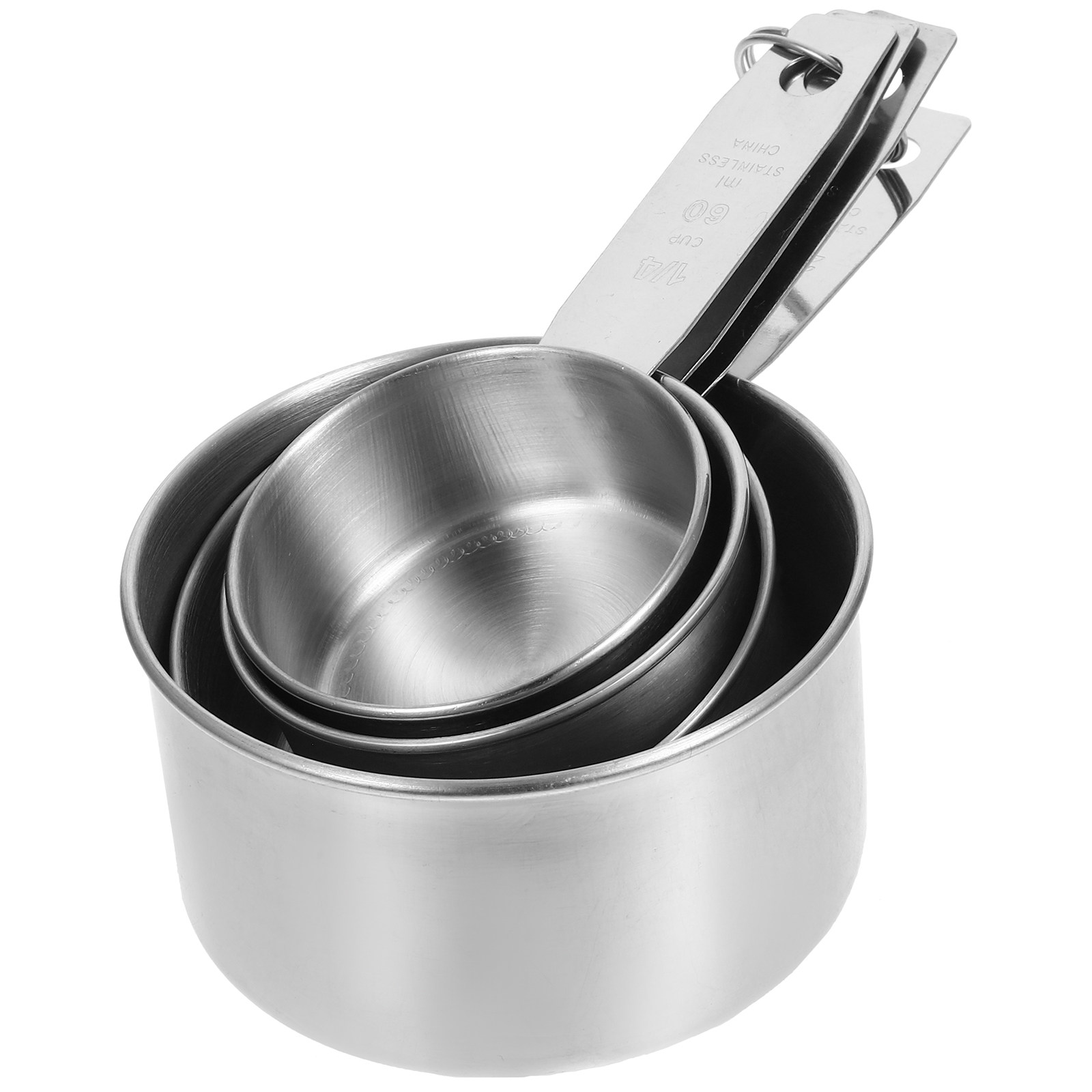 Set of 4 Stainless Steel Measu - Baking (Kitchen Ingredient) recensie en prijs