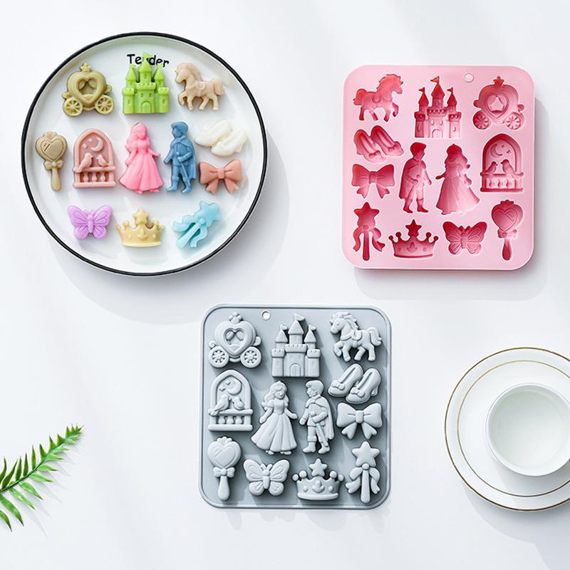 C 1pc new 12Cavity Prince,Prin - Silicone Cake Mold recensie en prijs