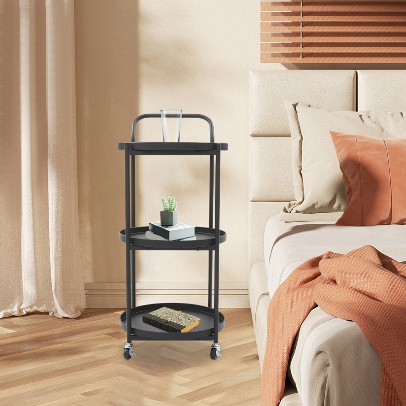 3-Tier Premium Iron Rolling Ba - Kitchen Baking Cart recensie en prijs
