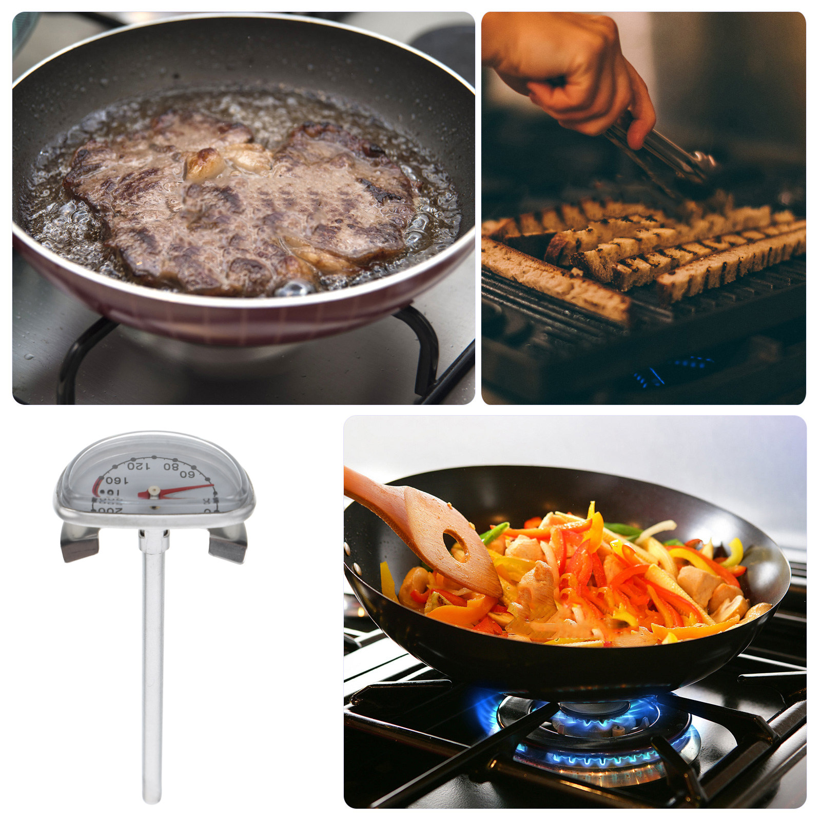 Stainless Steel Fry Thermomete - Kitchen And Baking Tools recensie en prijs