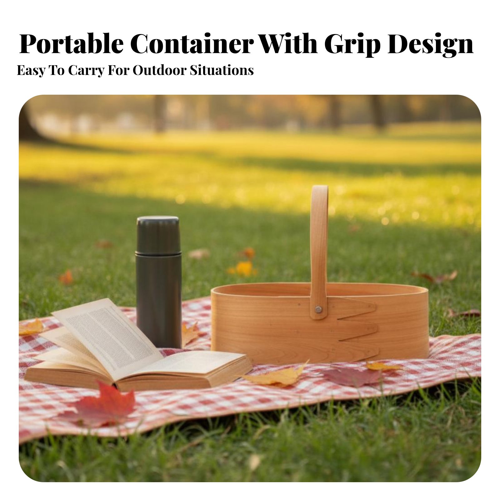 Handled Wood Chip Container Ja - Kitchen And Baking Tools recensie en prijs
